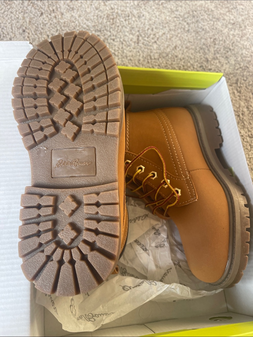 Eddie Bauer Kids Wheat Workboot - Wheat Brown